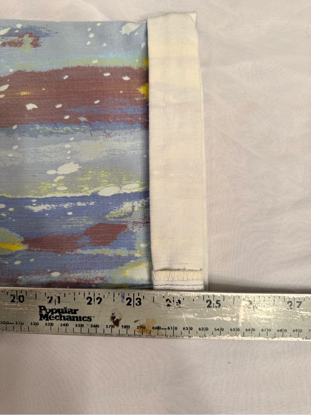 Women’s Multicolor Painted Stripe Capri Jeans - Picture 6 of 9